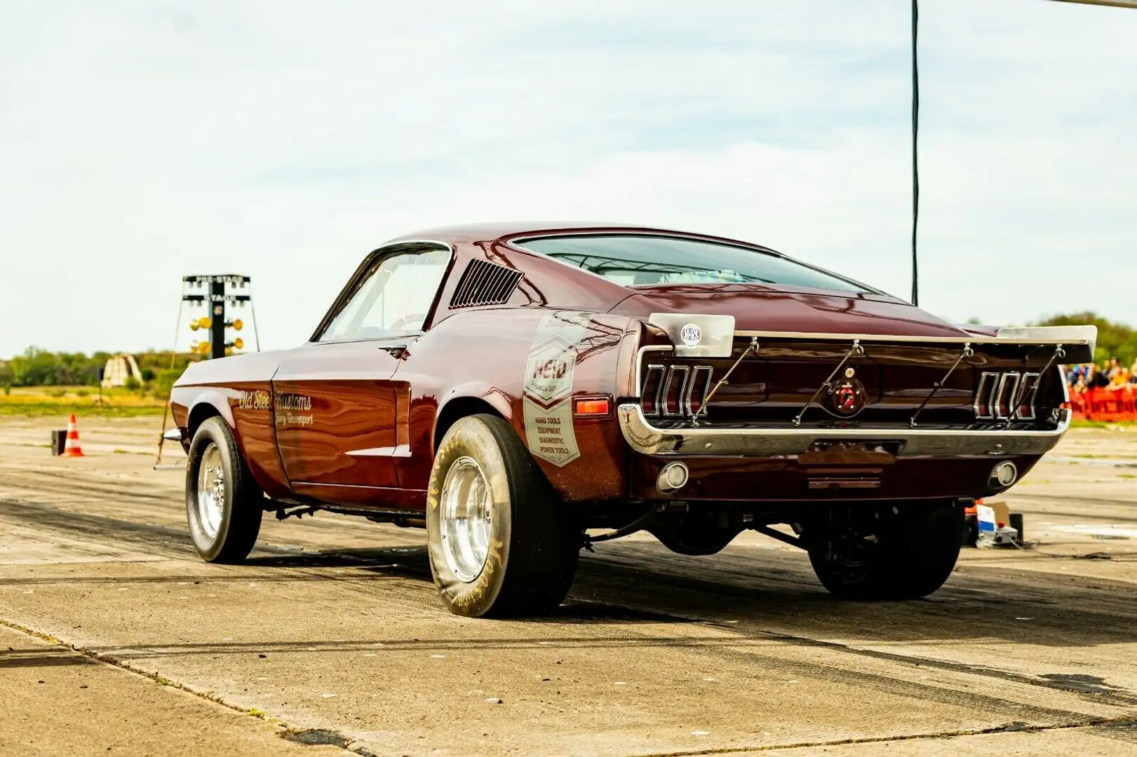 Ford Mustang Fastback Shelby Monster Dragster Barna - 1