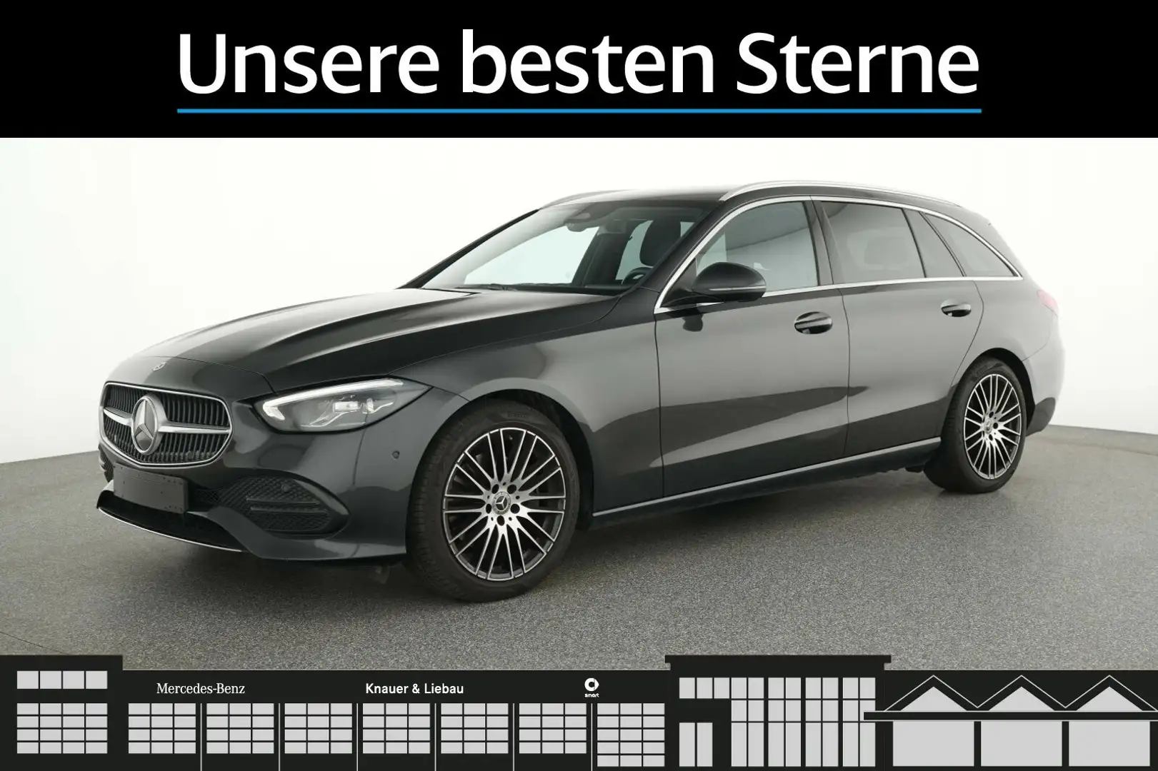 Mercedes-Benz C 200 C 200d T Avanatgarde Adv +*Memory*Cam*Totwinkel* Grau - 2