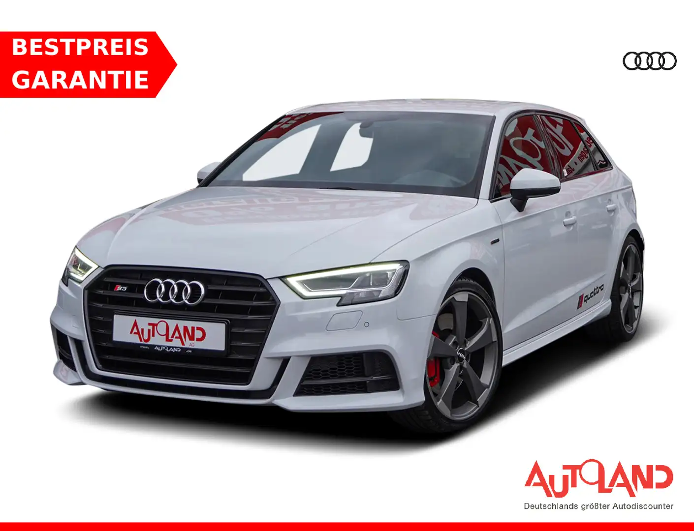 Audi S3 Sportback 2.0 TFSI quattro LED Navi Leder DAB Wit - 1