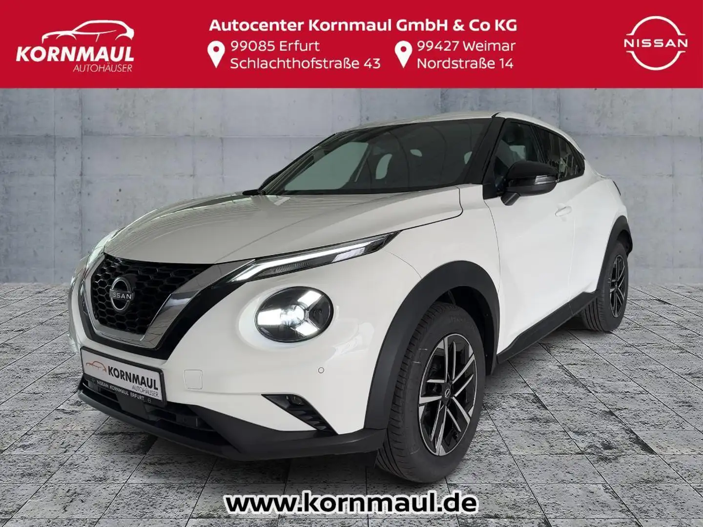 Nissan Juke N-Connecta 1.0 DIG-T (114 PS) Automatik Blanc - 1