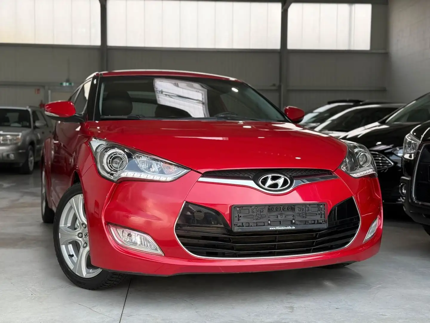 Hyundai VELOSTER Premium 1Hand Leder Navi SHZ Roşu - 1