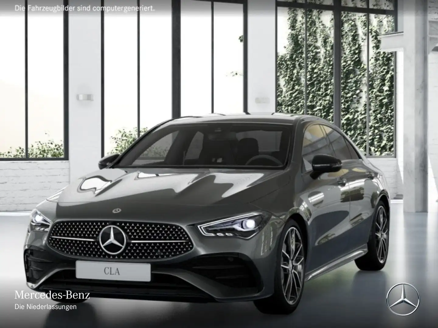 Mercedes-Benz CLA 220 4M AMG+NIGHT+LED+KAMERA+8G Grijs - 2