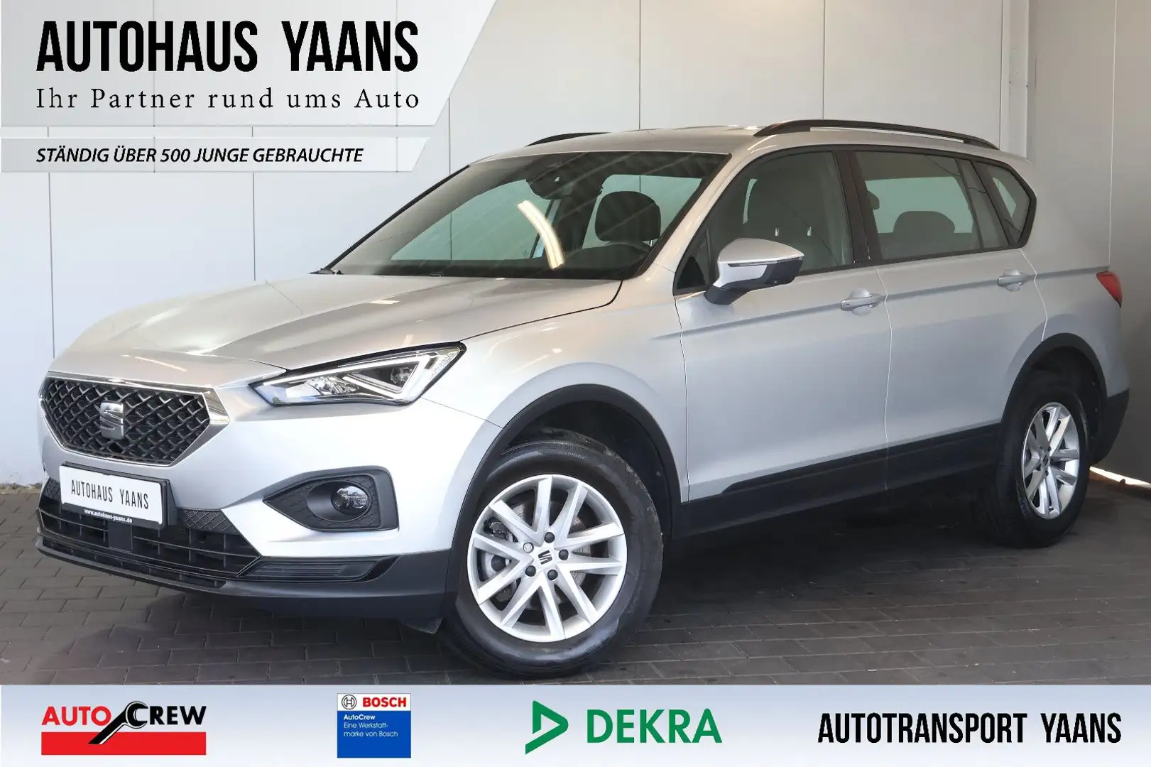 SEAT Tarraco 2.0 TDI Style AID+FRONT+LANE+LED+17" Silber - 1