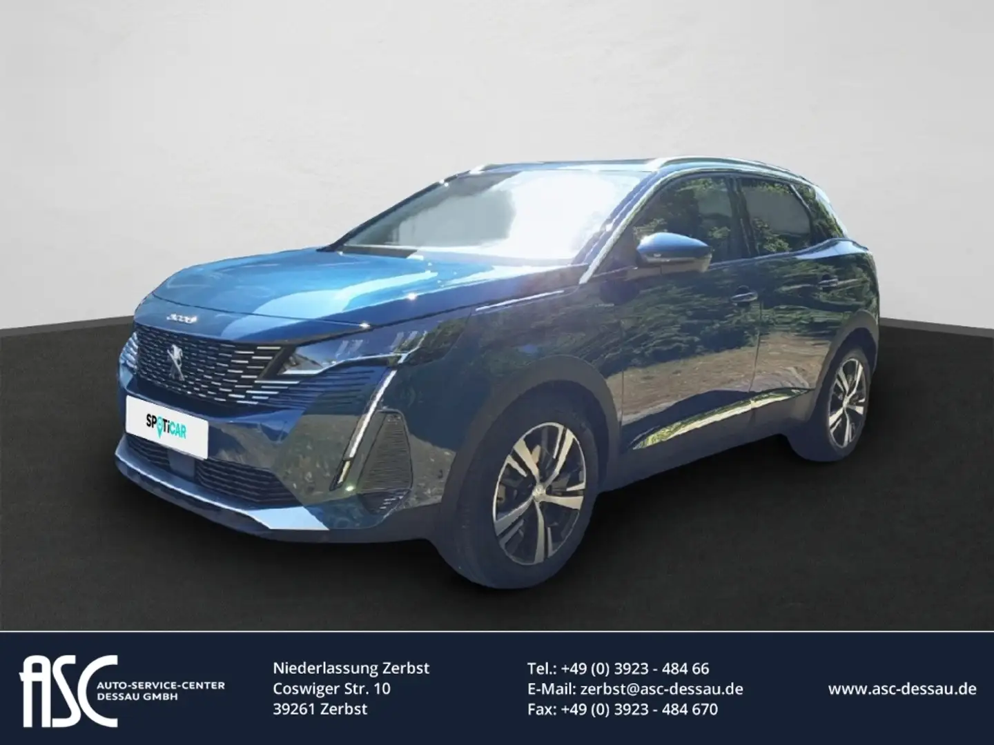 Peugeot 3008 Peugeot ALL HYB 225 Navi,SHZ.,el.Heckkl.,Cam,Klima Bleu - 1