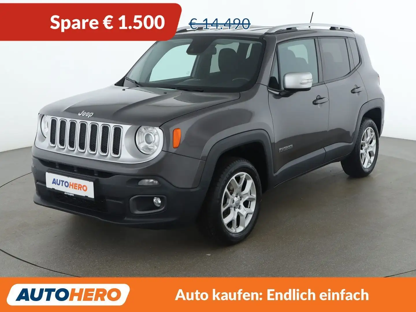 Jeep Renegade 2.0 M-Jet Limited 4WD Grau - 1