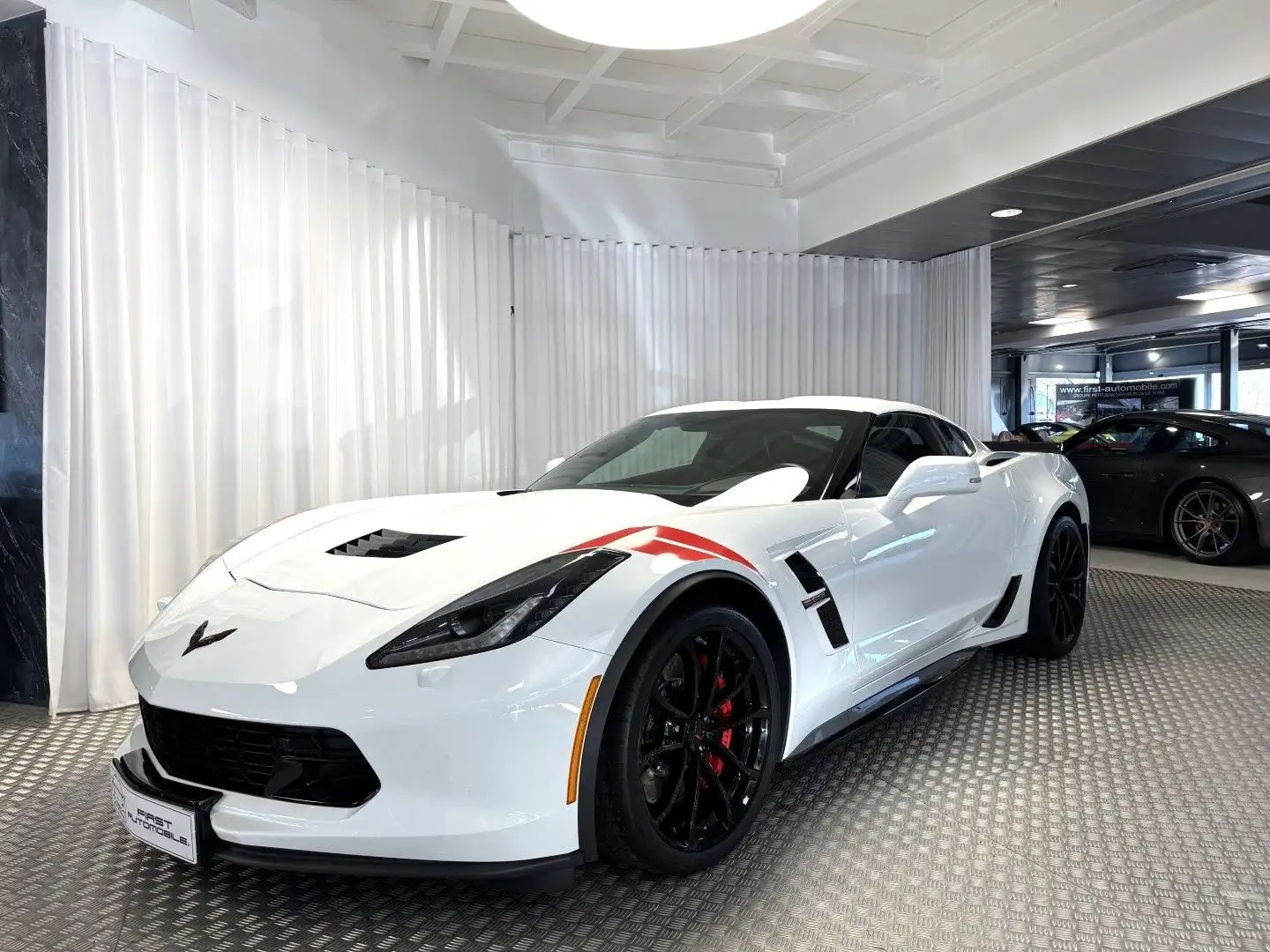 Chevrolet Corvette 6.2 V8 466CH GRAND SPORT TARGA BVA8 Wit - 1