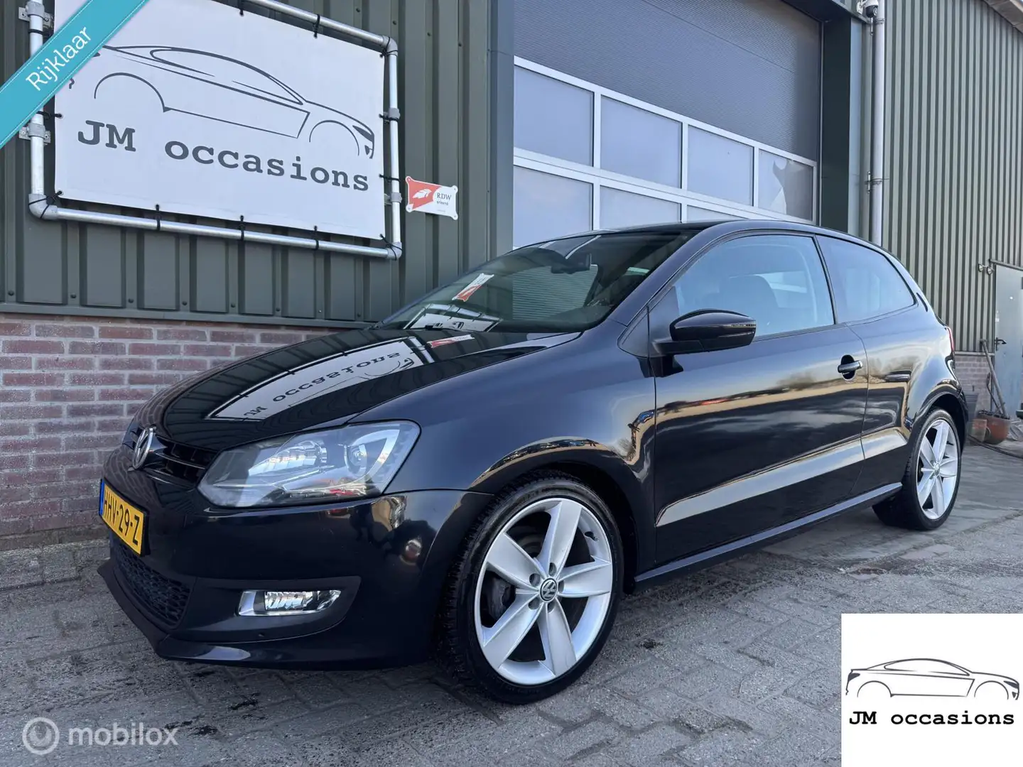 Volkswagen Polo 1.2 TSI Highline|Xenon|Stoel vw|Clima|PDC|APK nieu Negro - 1