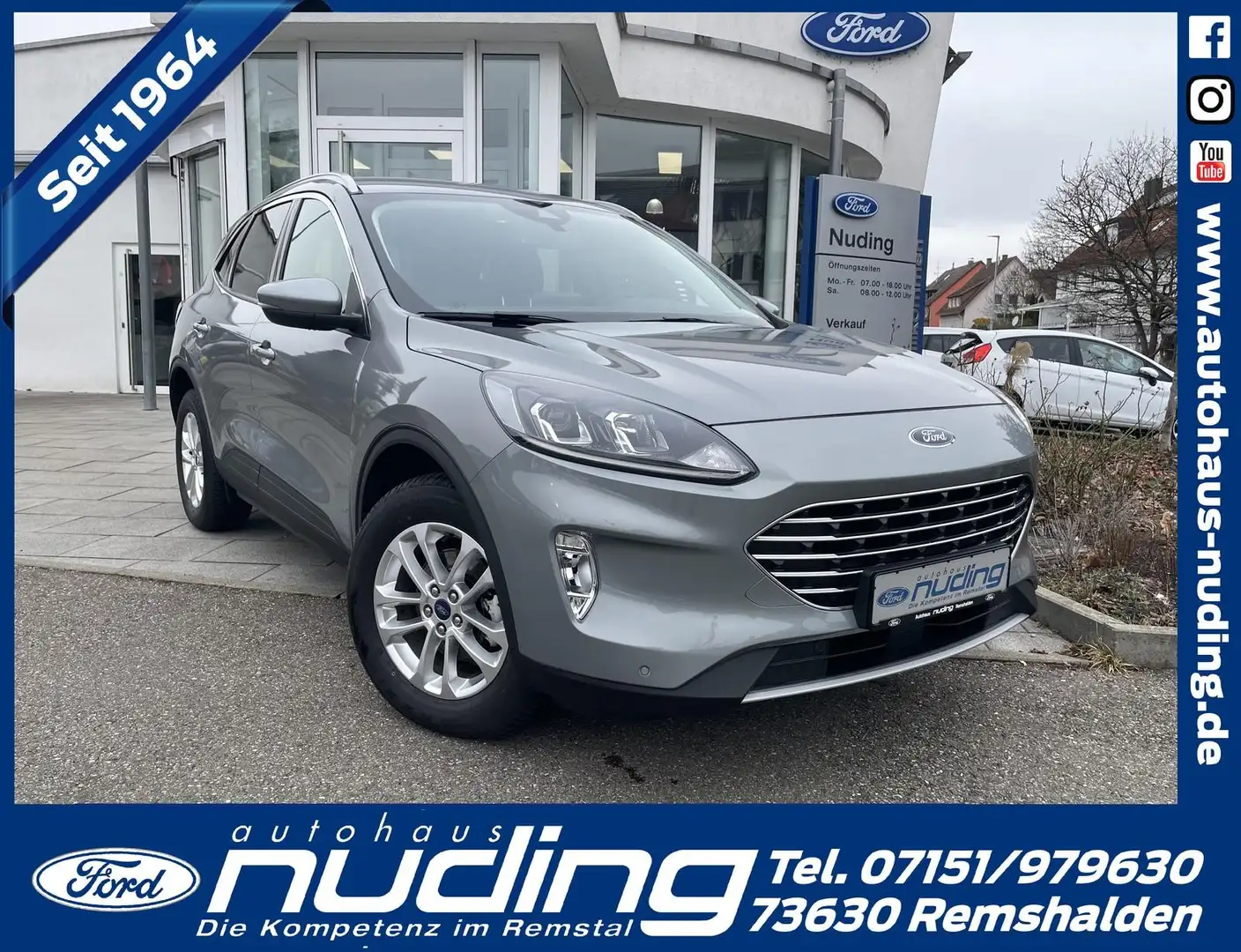 Ford Kuga 2.5 Duratec Plug-In Hybrid CVT Titanium Argento - 1