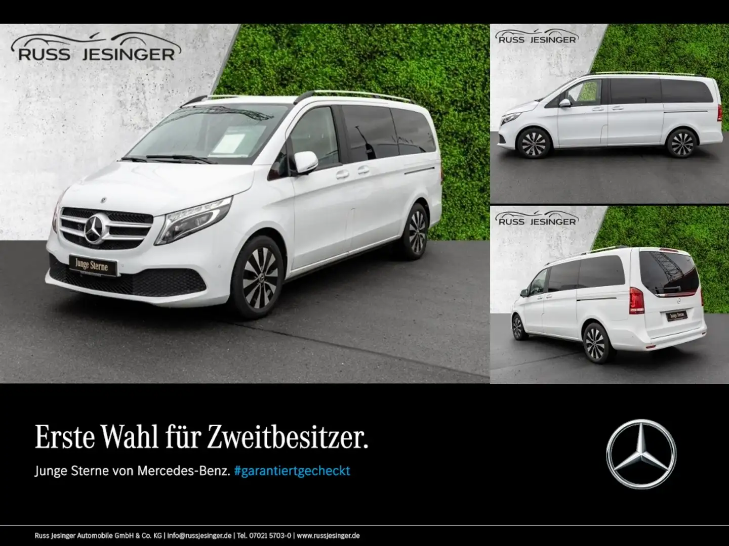 Mercedes-Benz V 250 ED/L LED Burmester Distronic Standheizung Weiß - 1