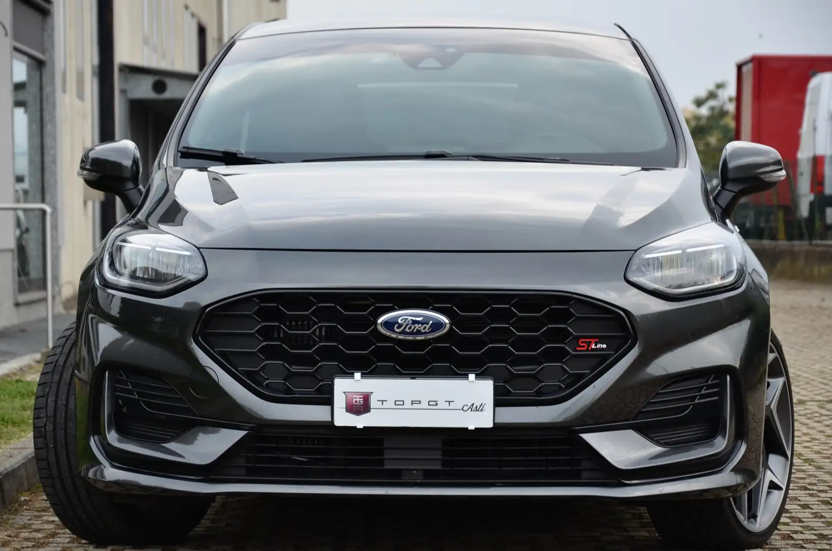 Ford Fiesta 5p 1.0 ecoboost h ST-Line 125cv UNICOPR, PERMUTE Grigio - 2