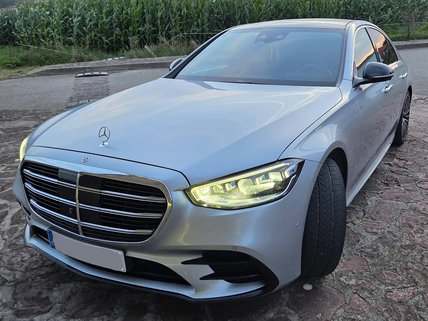 Mercedes-Benz S 350 S 350 d AMG Line - Digital Light - Burmester - Mantnimiento oficial MB Plateado - 1