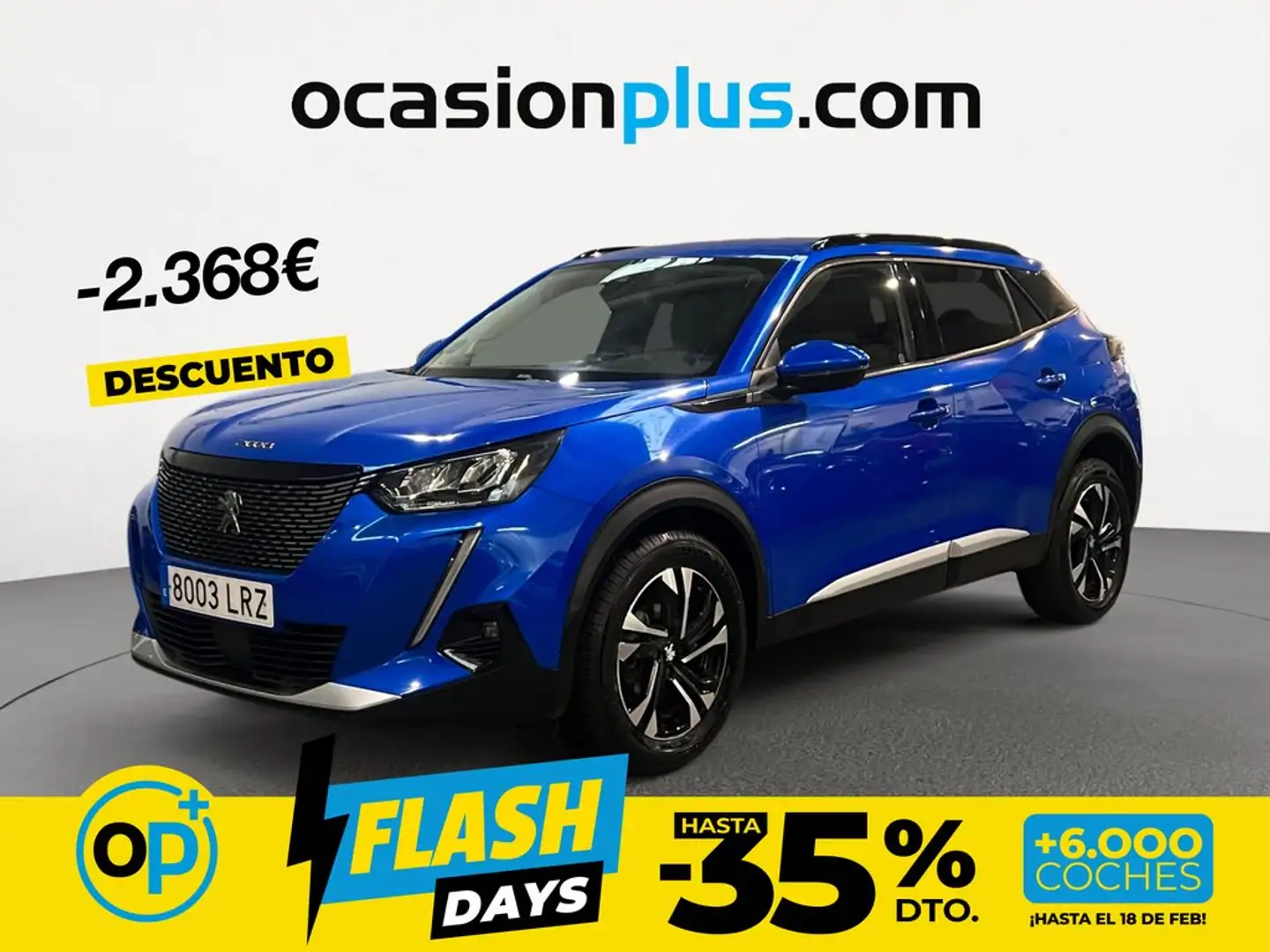 Peugeot 2008 1.2 PureTech S&S Allure Pack 130 Blau - 1
