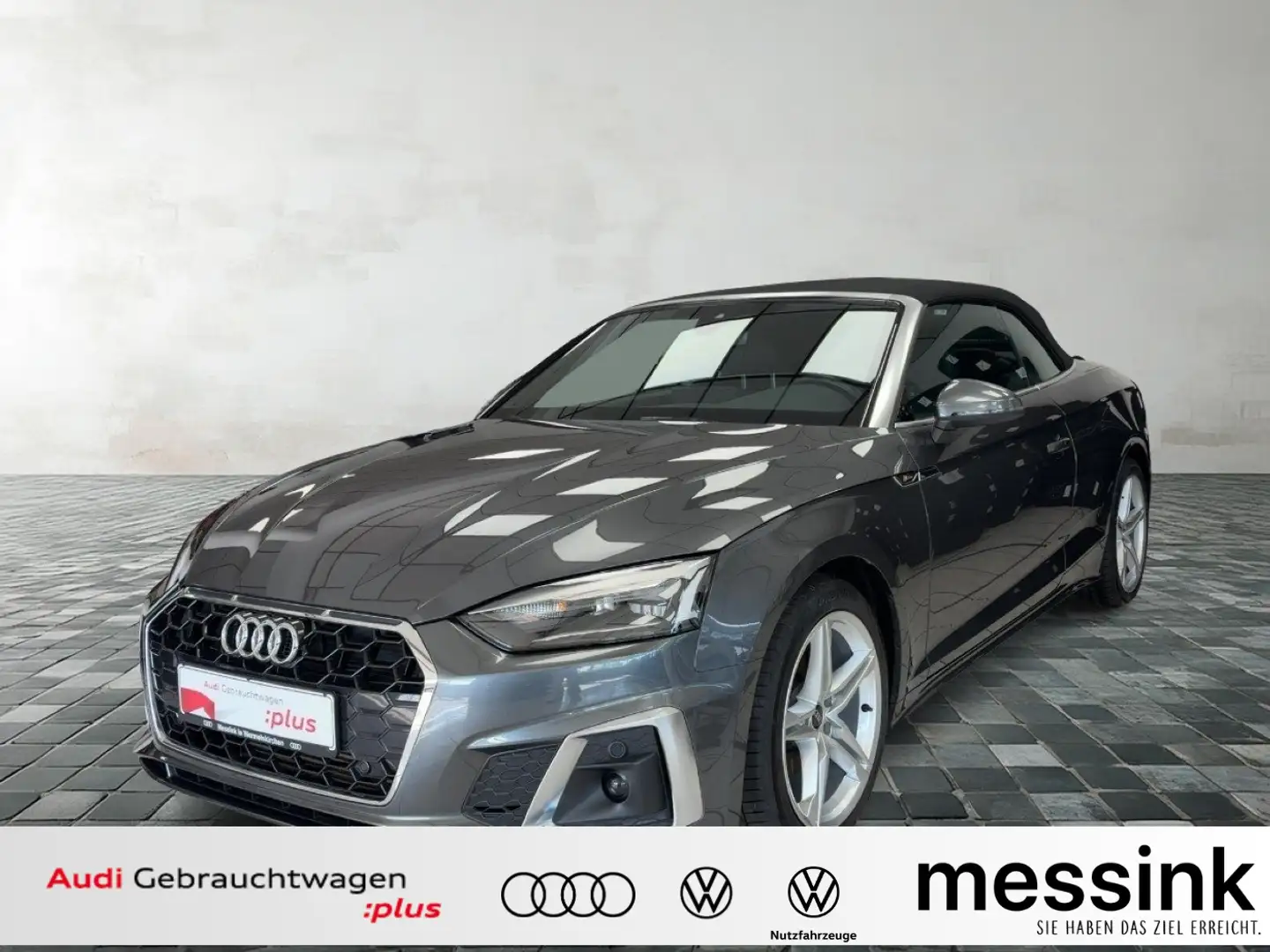 Audi A5 Cabriolet 35 TFSI 2x S-line*Navi*B&O*AHK*Kamera* Gris - 1