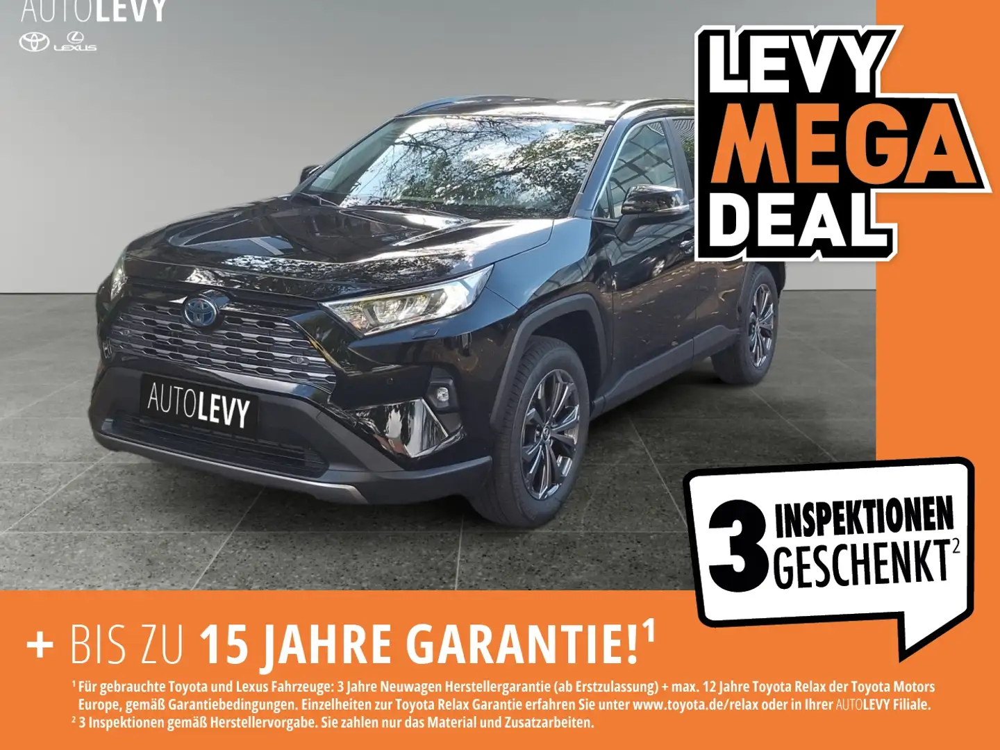 Toyota RAV 4 RAV4 2.5 Hybrid Teamplayer AWD *LHZ*SHZ* Zwart - 1