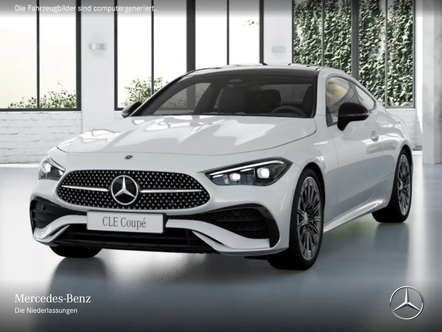 Mercedes-Benz CLE 200 AMG+NIGHT+PANO+BURMESTER+KAMERA+TOTW+9G Blanco - 2