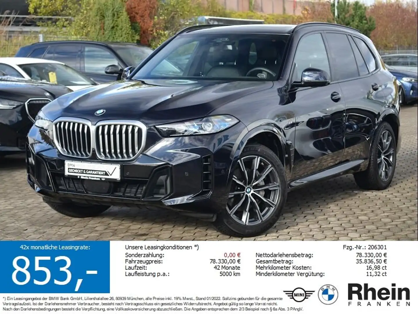 BMW X5 xDrive30d M Sport LiveCptProf.AHK.Pano.Har/Ka Schwarz - 1