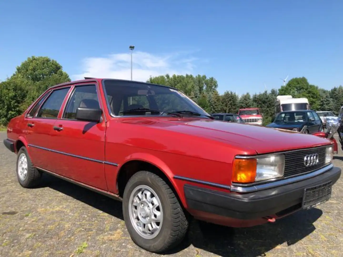 Audi 80 GLS/Oldtimer/H-Zulassung/original km-Stand!!! Rouge - 2