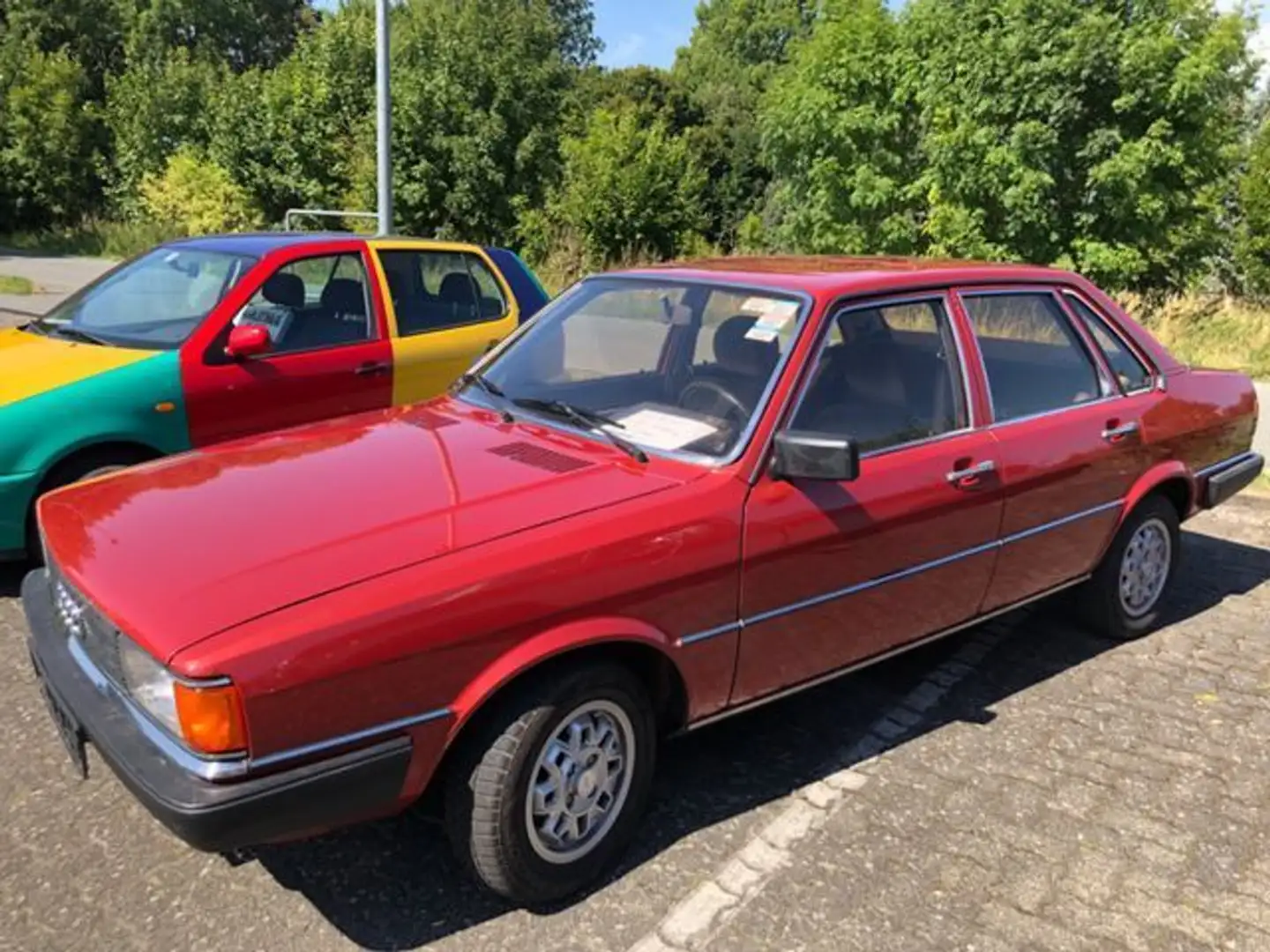 Audi 80 GLS/Oldtimer/H-Zulassung/original km-Stand!!! Rouge - 1