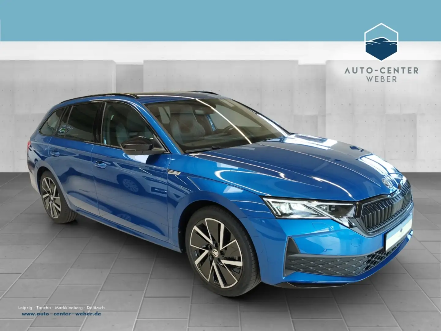 Skoda Octavia Combi 2.0 TDI Sportline DSG #PDC #LED Blau - 1