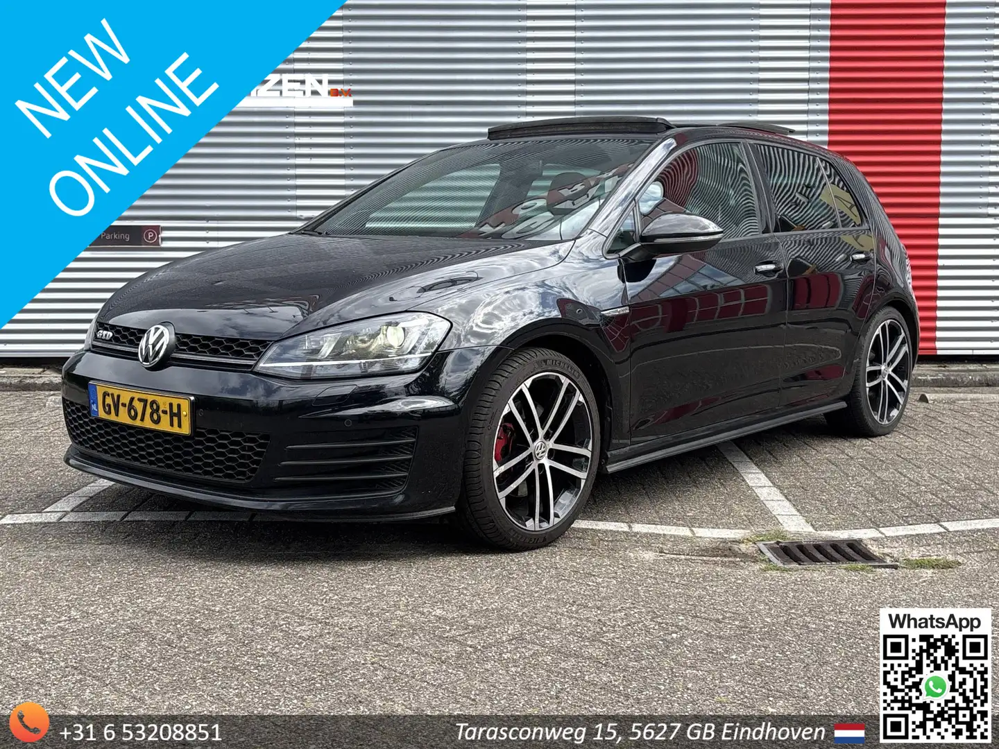 Volkswagen Golf GTD 2.0 TDI | Dynaudio | Leder | Pano | Climate | Crui Zwart - 1