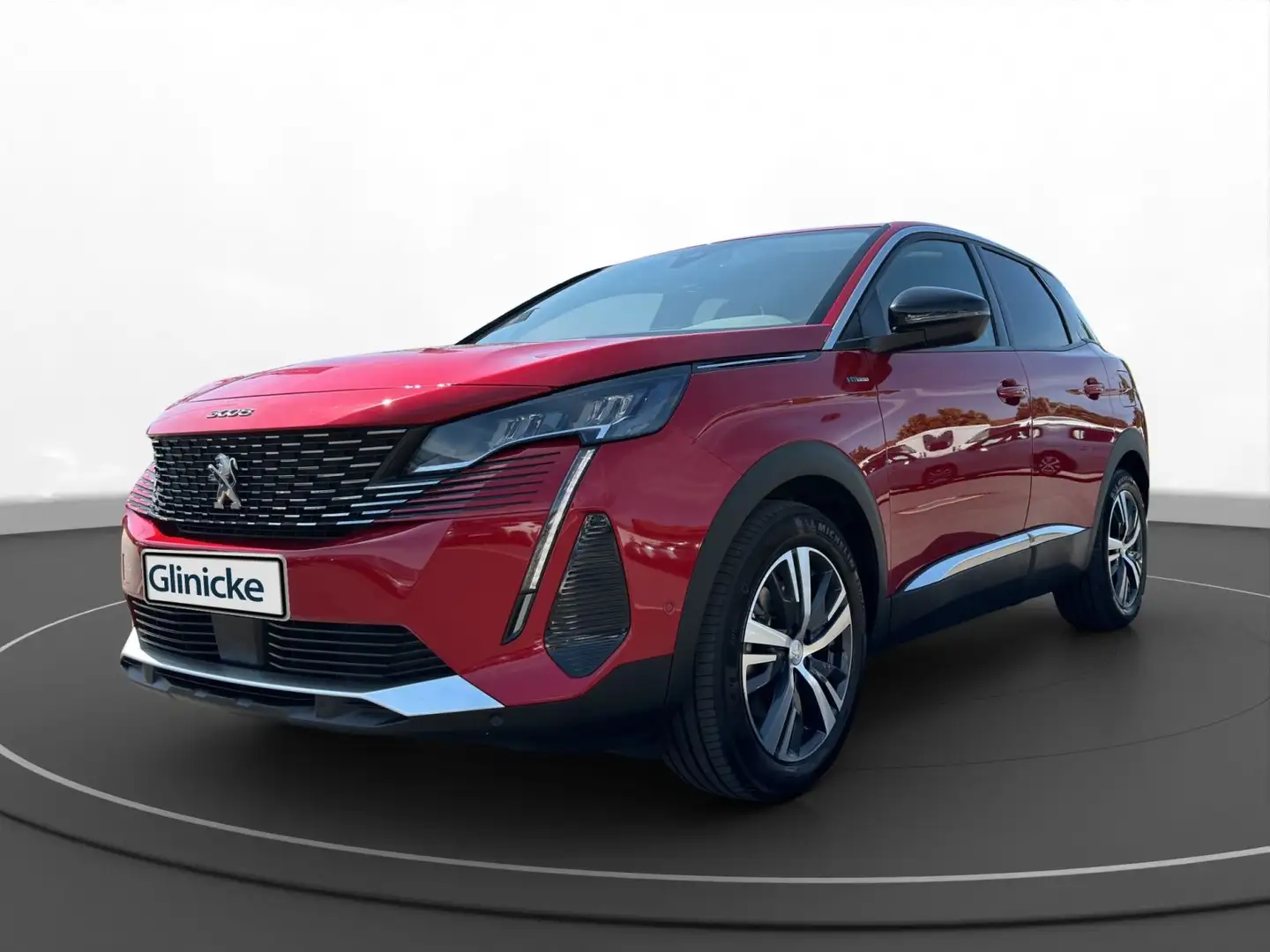 Peugeot 3008 Hybrid 225 Allure Pack AHK PDC Kamera NAV Rouge - 2
