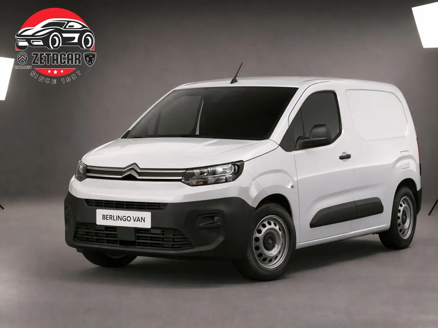 Citroen Berlingo 1.5BHDI VAN 100CV 3 POSTI + TELECARM- SOLO 1 DISP. Weiß - 1