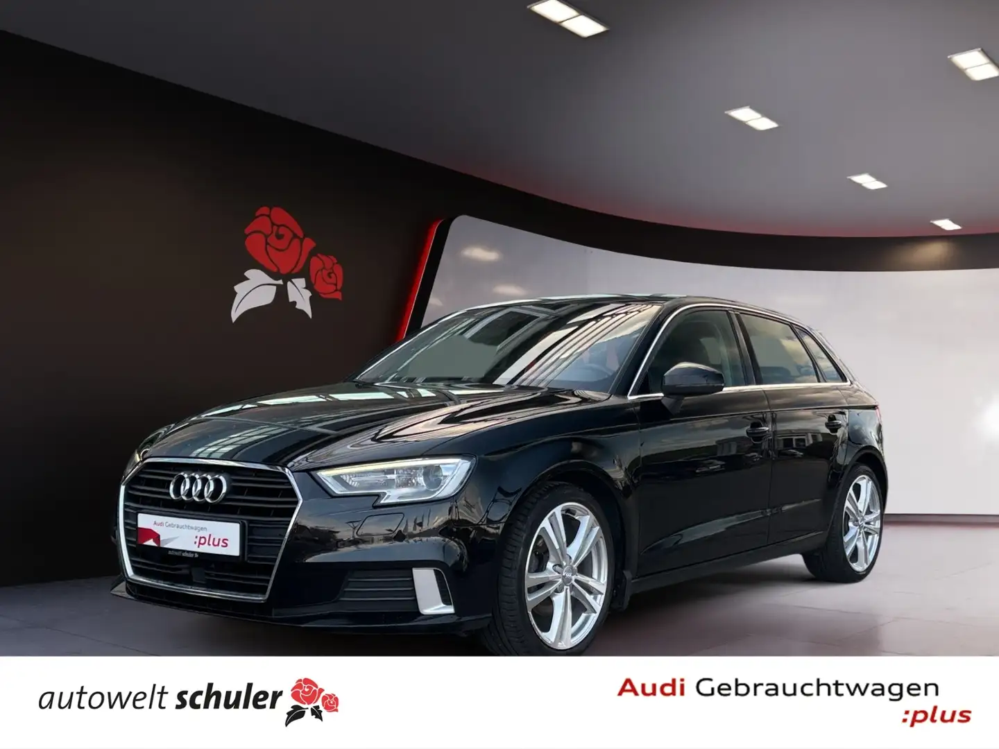 Audi A3 Sportback 35 1.5 TFSI S-tronic sport Xenon ACC AS Zwart - 1