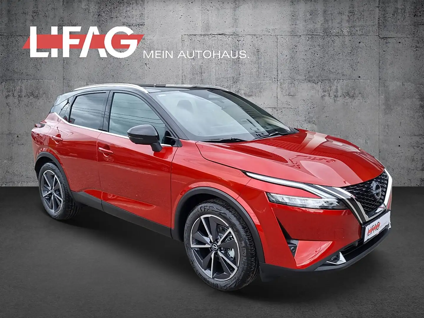Nissan Qashqai 1,3 MHEV 4x4 Tekna Autom *ab € 27.990,-* Rot - 1