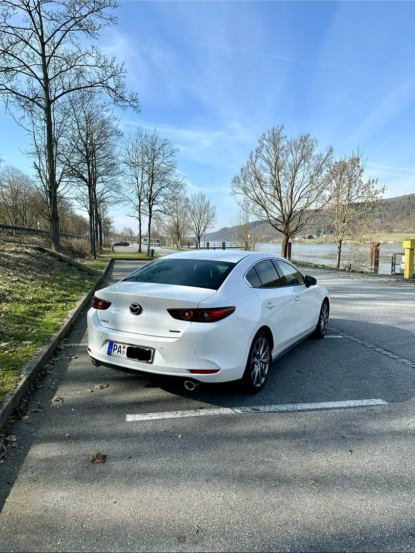 Mazda 3 FASTBACK e-SKYACTIV-X 2.0 M HYBRID DRIVE SELECTION Blanc - 2