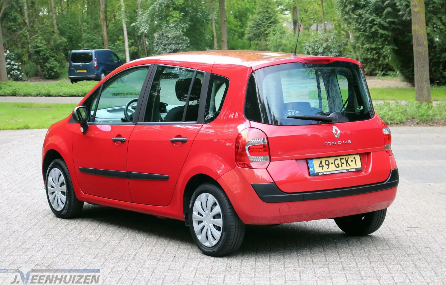 Renault Grand Modus 1.2-16V Expression | 2008 | Cruise | Leuke auto! Rojo - 2