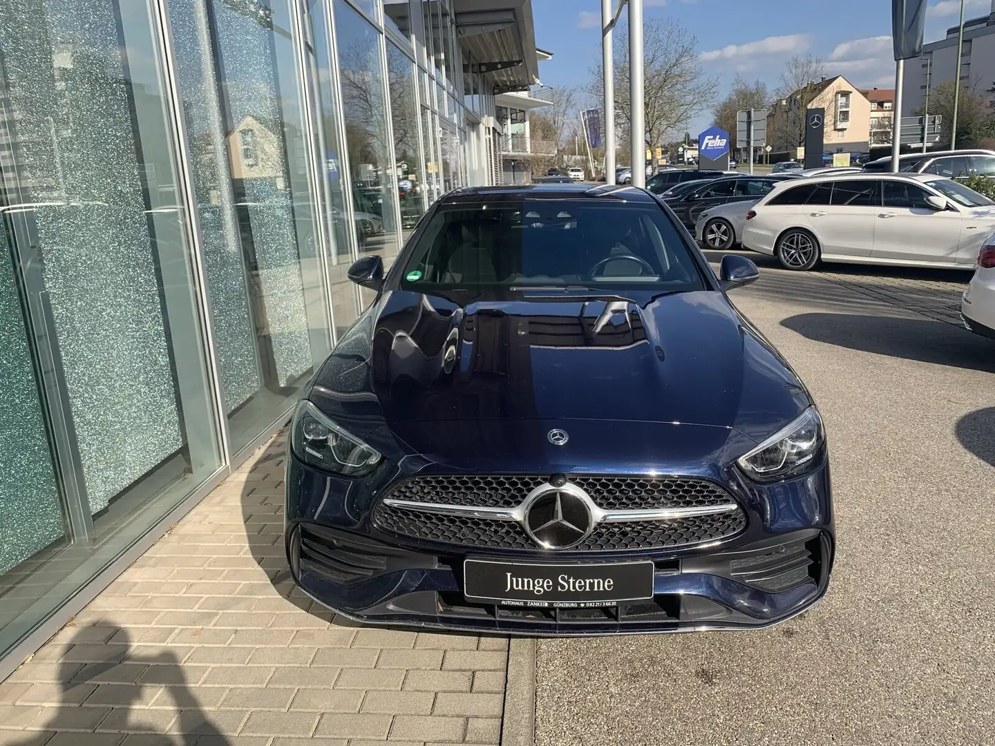 Mercedes-Benz C 220 C 220 d AMG*DISTRONIC*CAM*KEYLESS*LED* AMG Line Blauw - 2