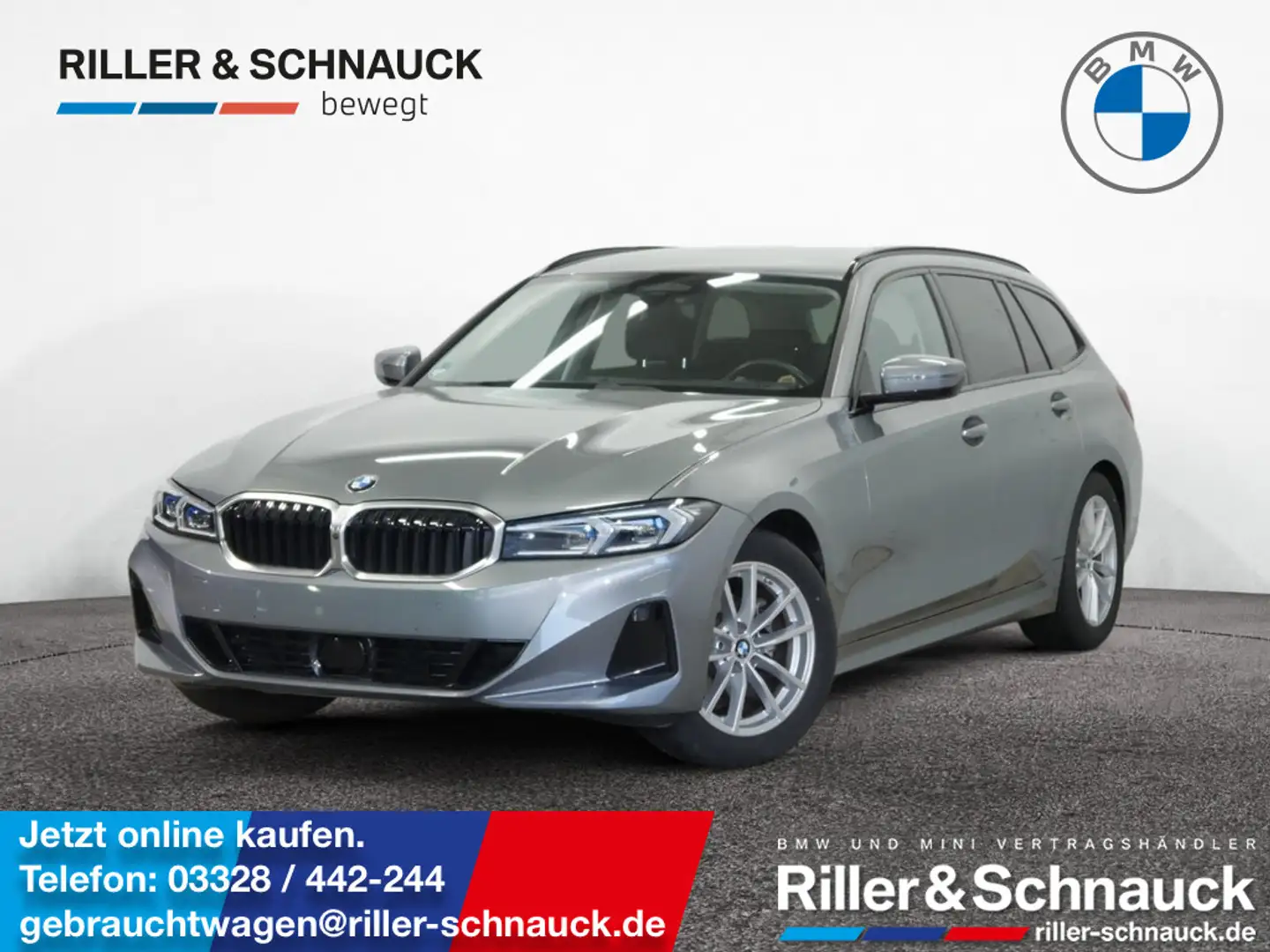 BMW 318 i Touring HUD+ACC+360°KAM+MEM Grau - 1