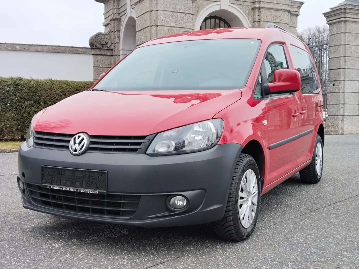 Volkswagen Caddy *PICKERL NEU*KLIMA*SCHIEBETÜREN* Rouge - 2