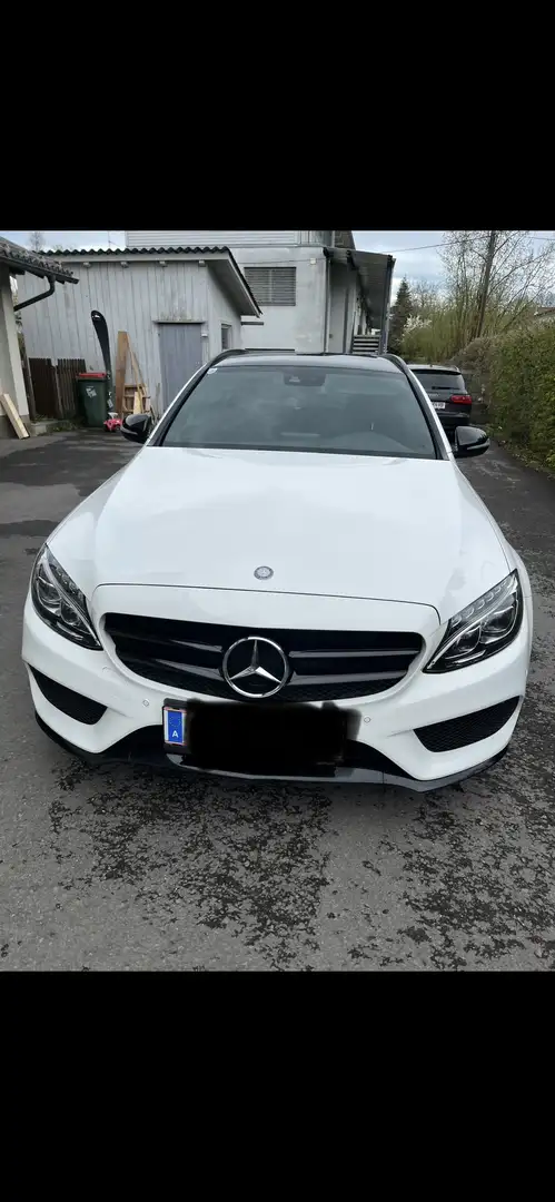 Mercedes-Benz C 180 T AMG Line Aut. Weiß - 2