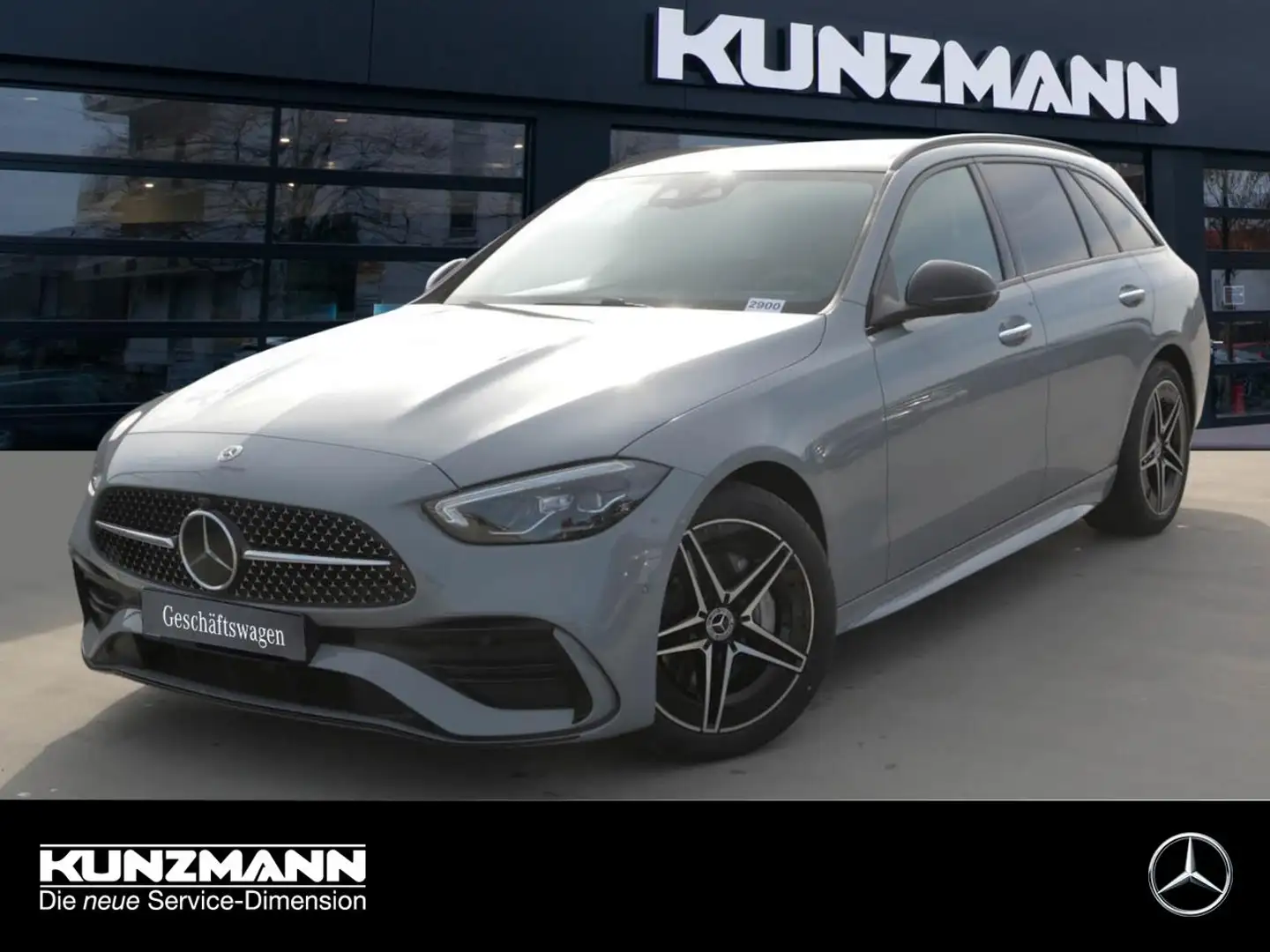 Mercedes-Benz C 220 d 4MATIC T-Modell AMG Night Panorama AHK Grau - 1
