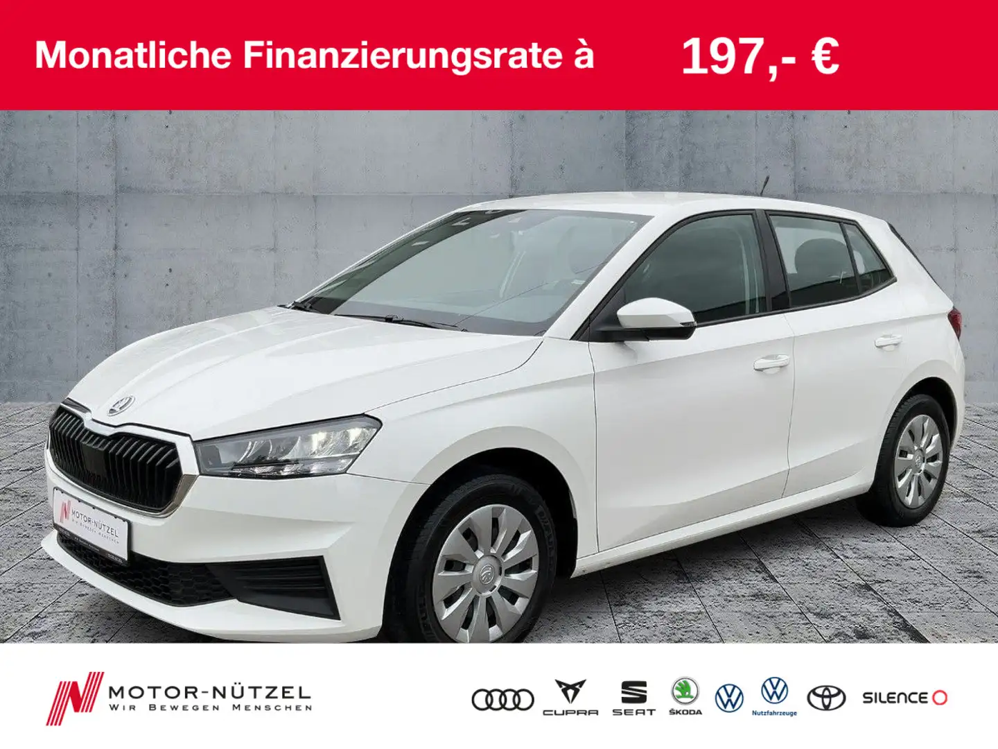Skoda Fabia 1.0 MPI ACTIVE LED+APP+SHZ+PDC+DAB+MFA+BT Wit - 1