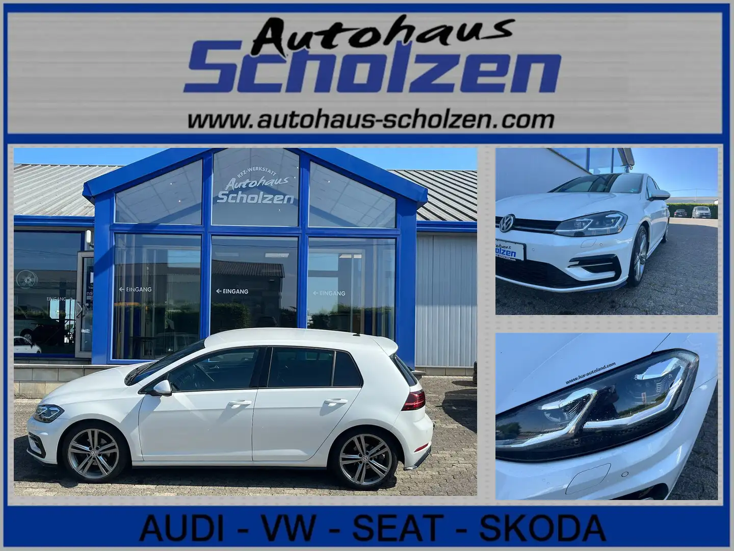 Volkswagen Golf 1.4 TSI R-LINE AHK SHZ BT Blanco - 1
