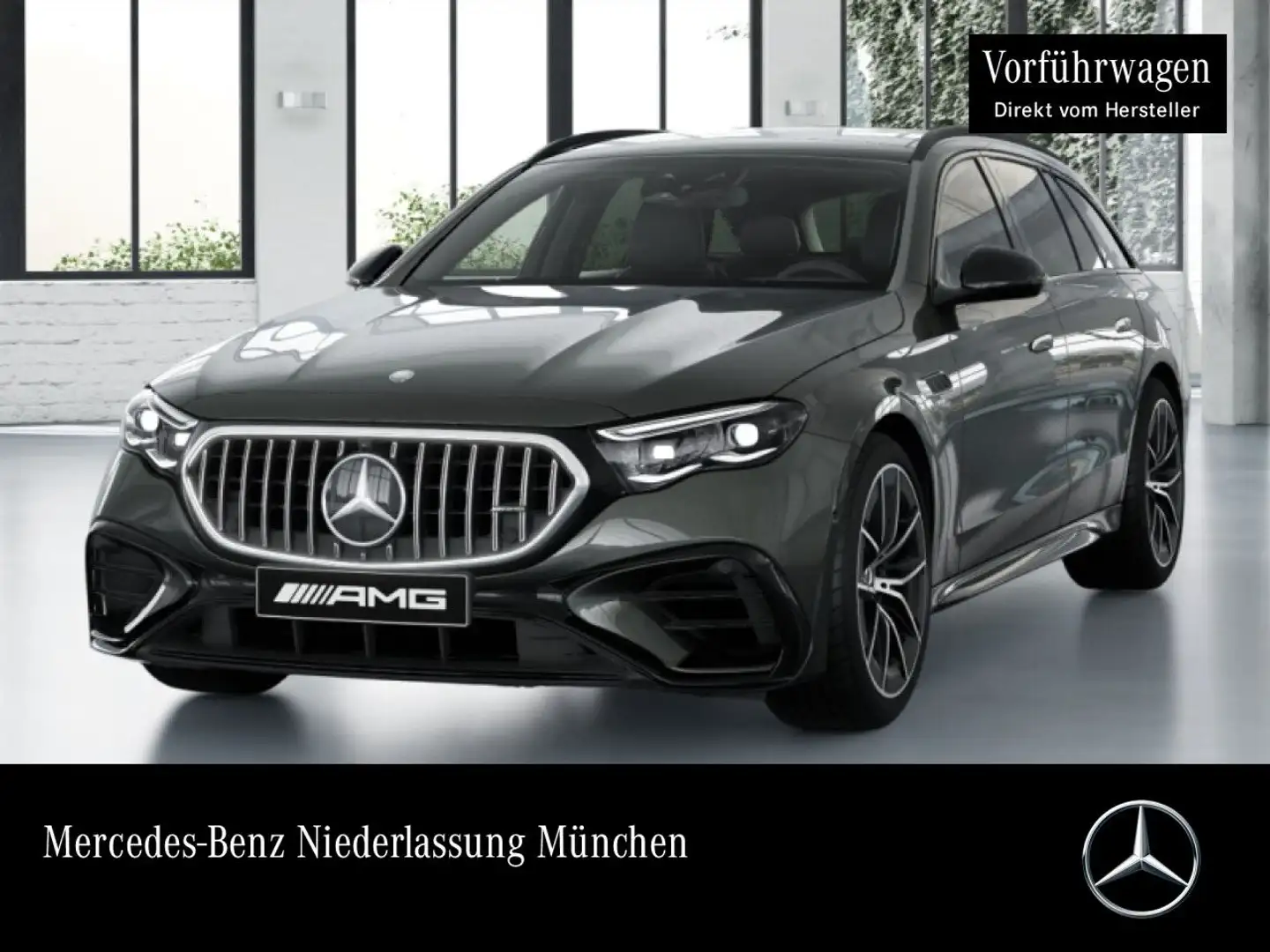 Mercedes-Benz E 53 AMG T 4M Hybrid Fahrass 360° Pano Burmester Grau - 1