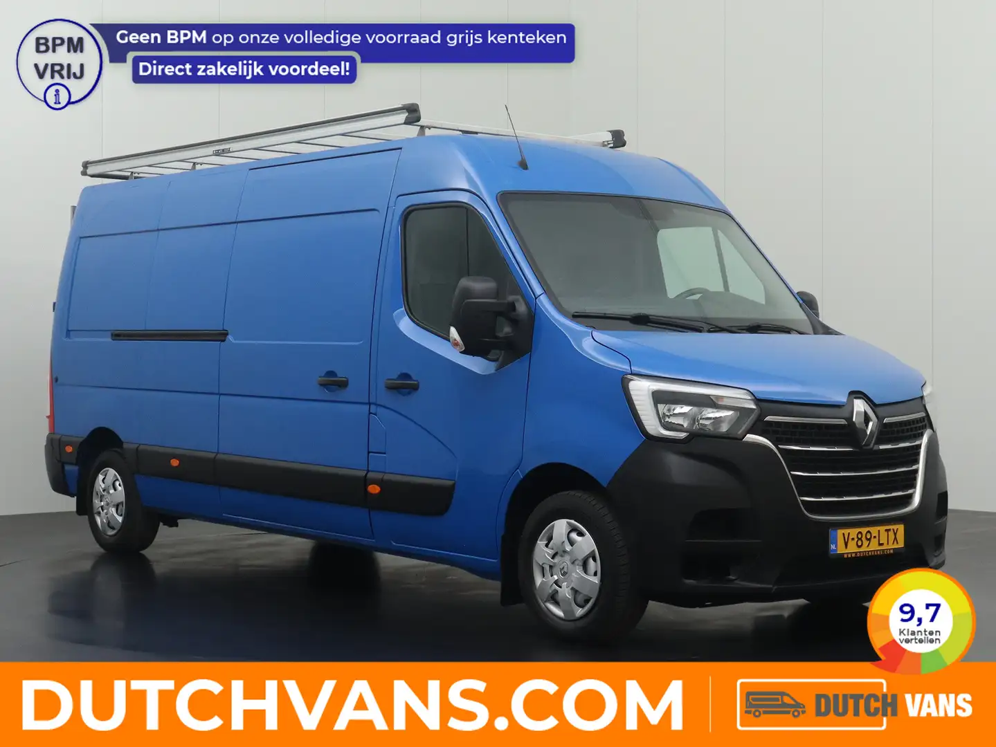 Renault Master 2.3DCI 136PK L3H2 | Kastinrichting | Imperiaal | N Bleu - 1