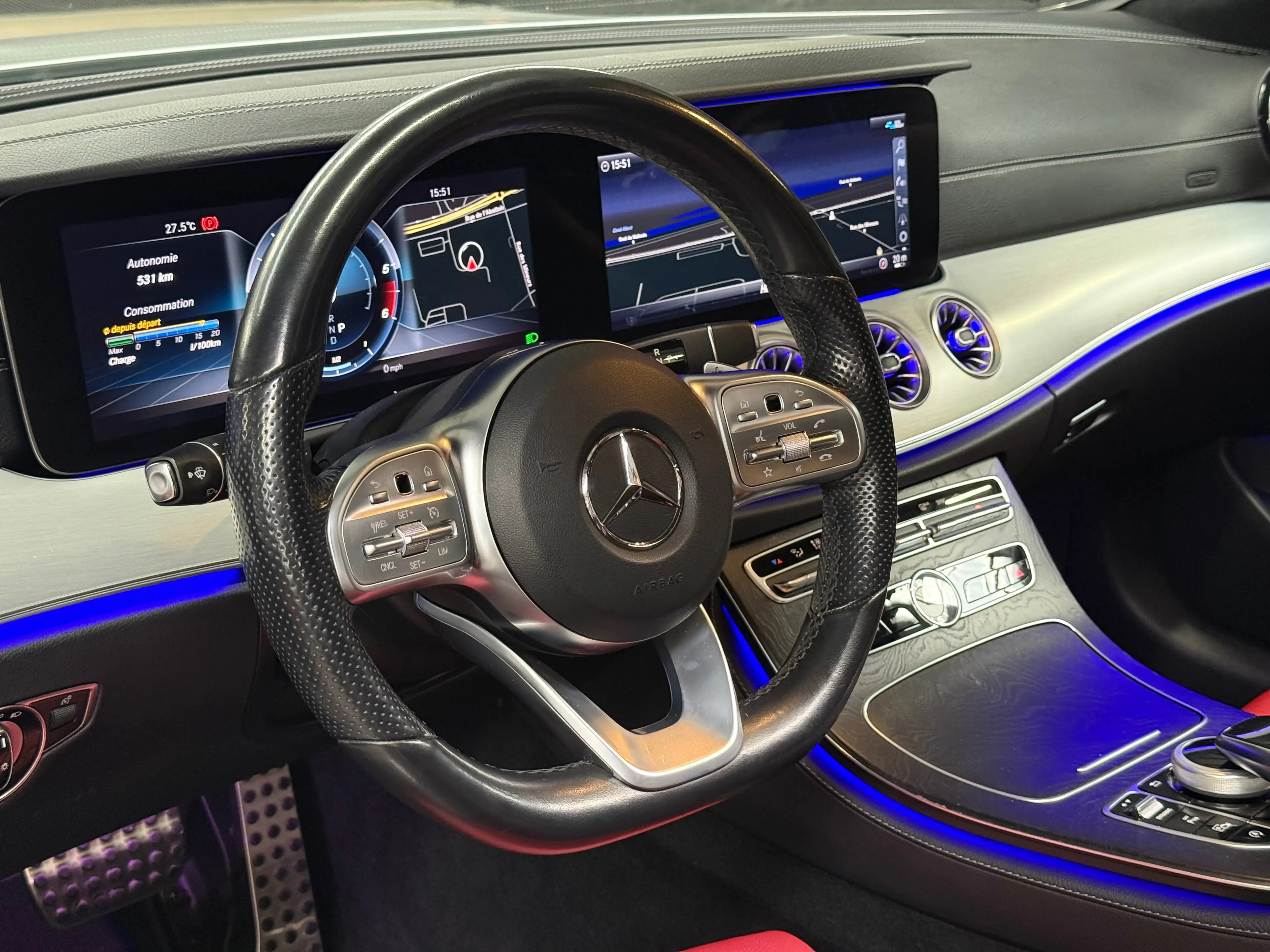 Mercedes-Benz E 220 d * PACK AMG * PANO * BURMESTER * CAMERA 360 * KEYLESS * CARNET * GARANTIE — photo 7