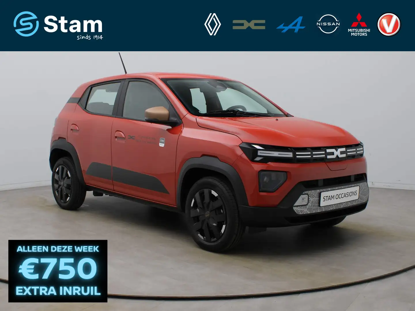 Dacia Spring Extreme 65 26.8 kWh Camera | Climate | Cruise | Na Rood - 1