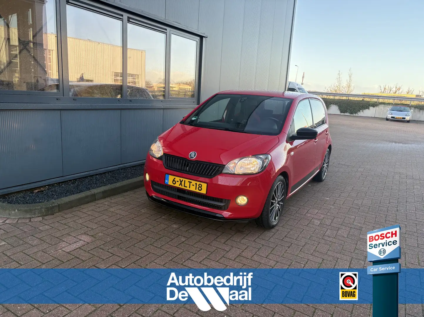 Skoda Citigo 1.0 Greentech Monte Carlo 5-drs. AIRCO/NAVI/MEDIA/ Rood - 1
