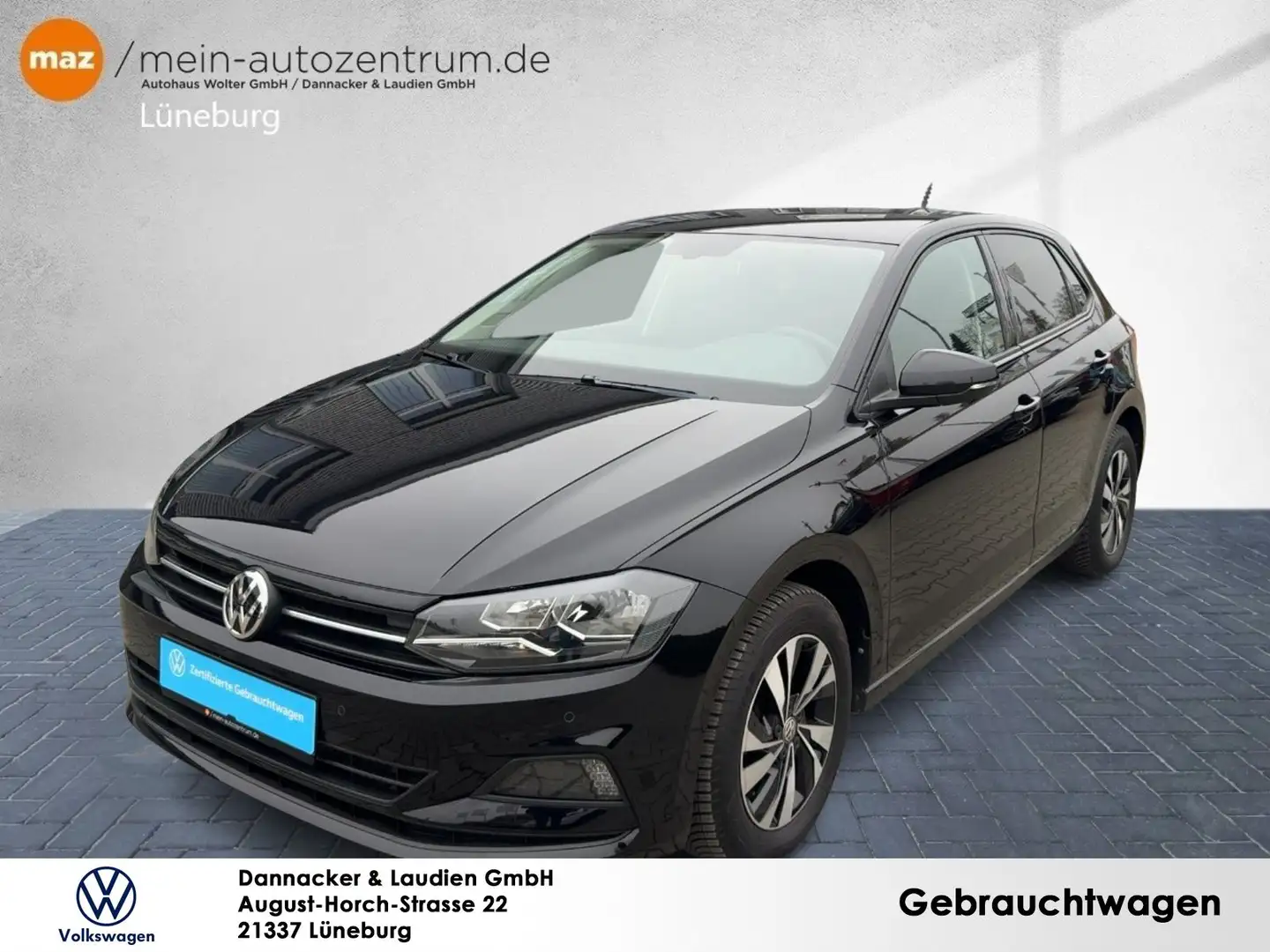 Volkswagen Polo 1.0 TSI Comfortline Alu Navi Sitzh. PDC App-C Schwarz - 1