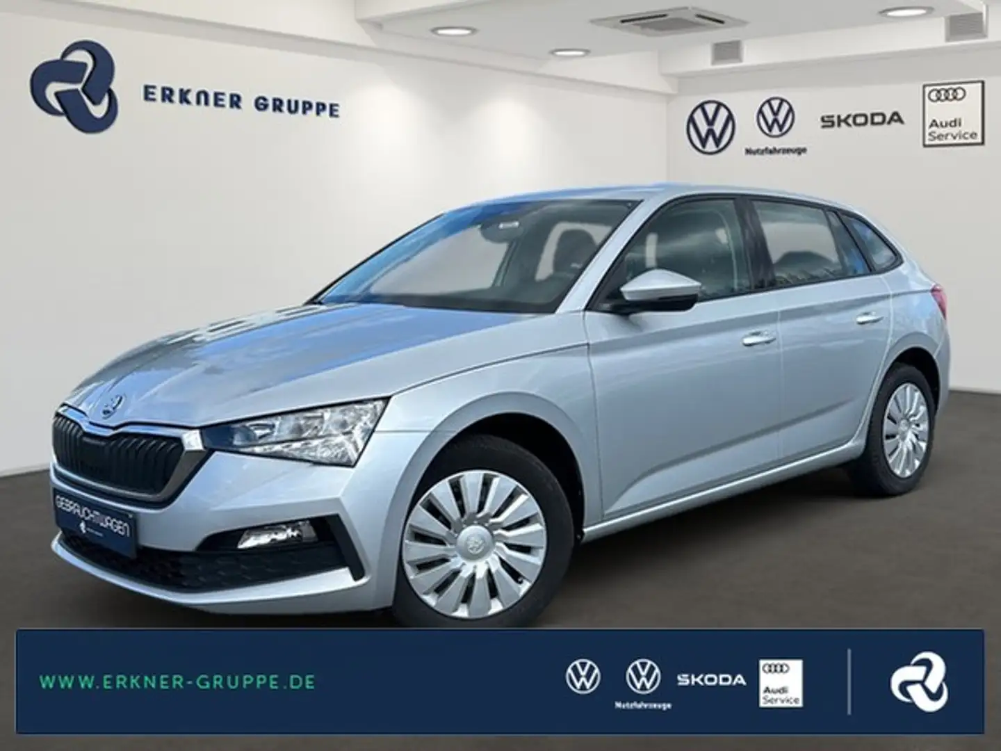 Skoda Scala 1.0TSI Active LED+SPURHALTE+BT+USB+++ Stříbrná - 1