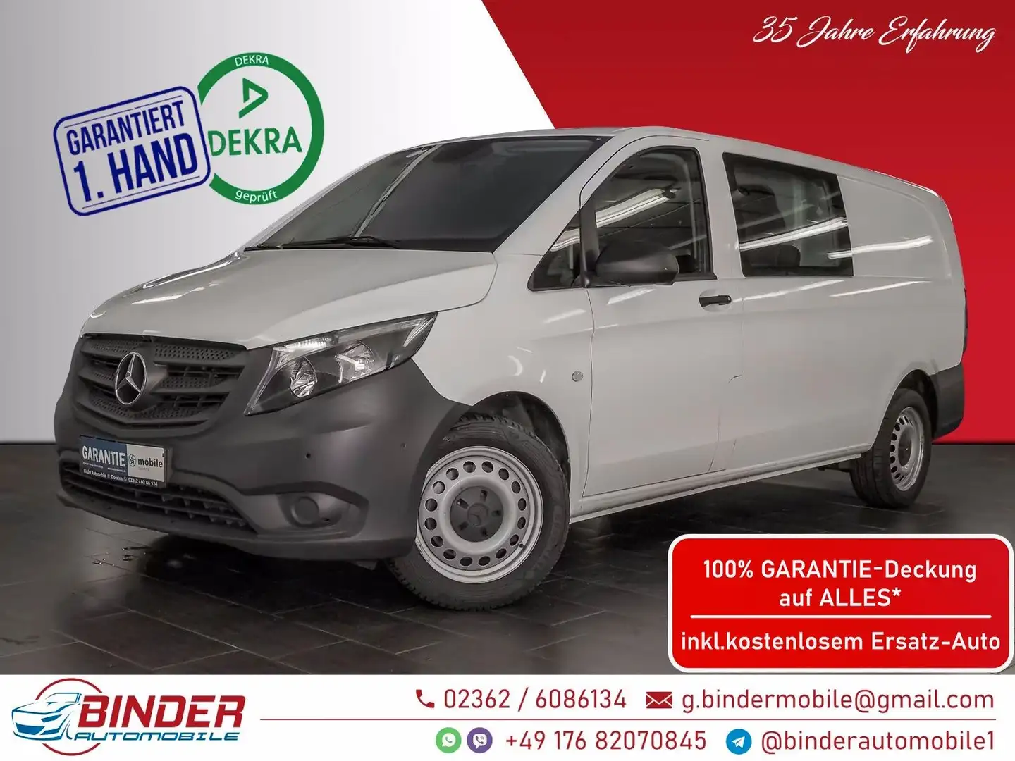 Mercedes-Benz Vito Mixto 116 4x4 EXTRA-LANG*ALLE INSPEKT*StHz* Blanc - 1