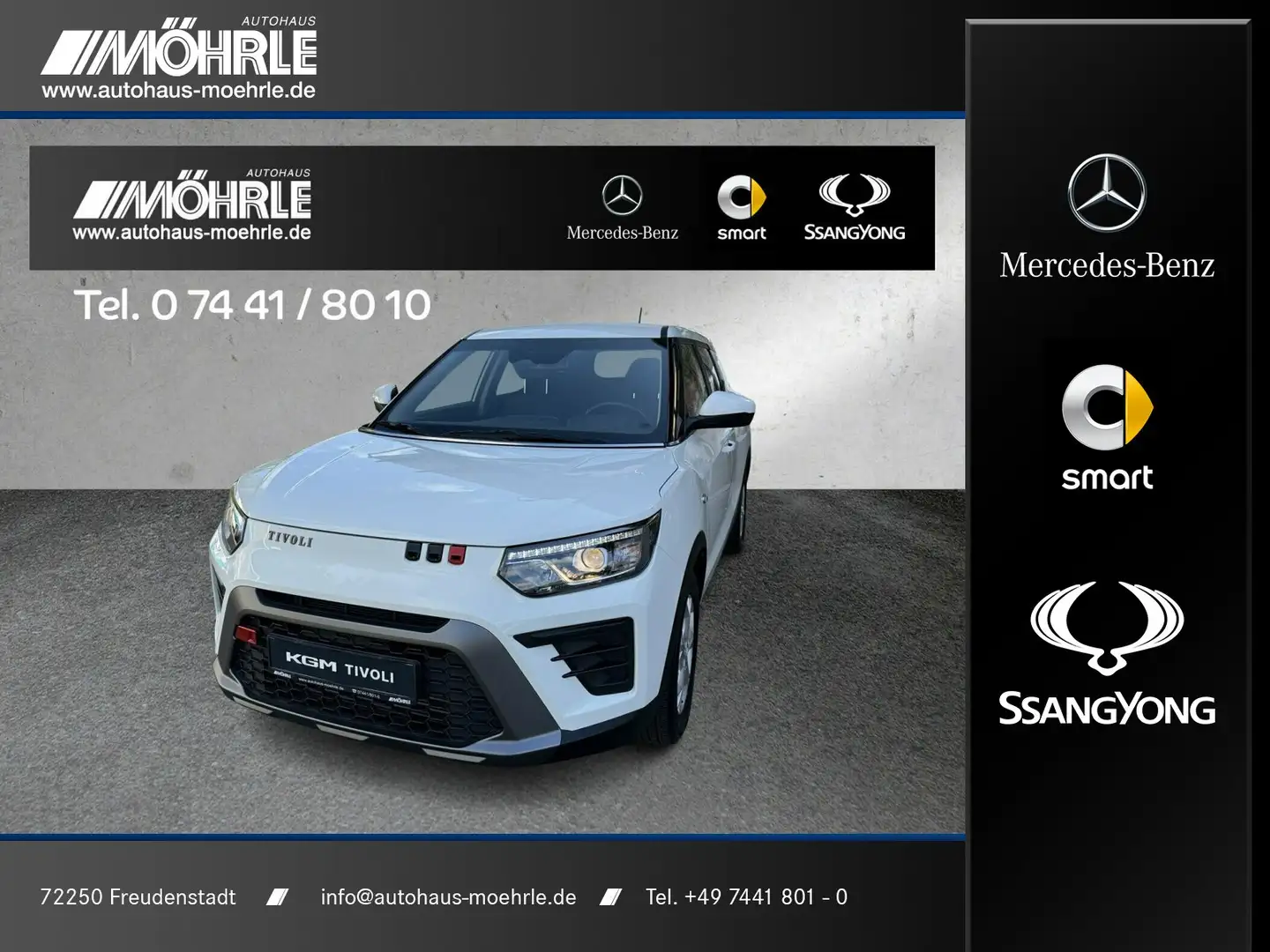 SsangYong Tivoli Tivoli Grand 1.5 P Amber 2WD Rückfahrkamera Blanc - 1