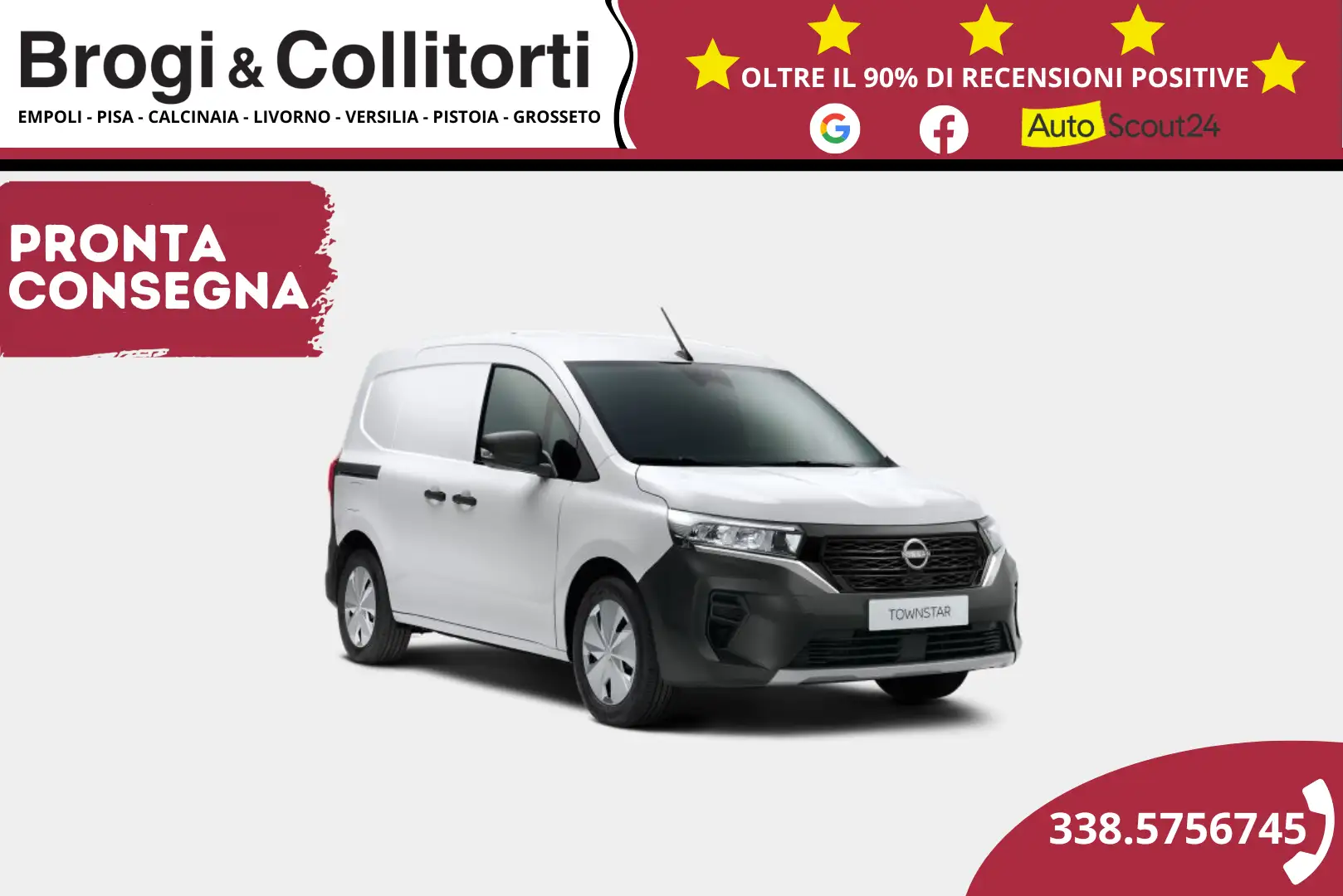 Nissan Townstar EV Townstar 22kW Van Acenta PC - 1