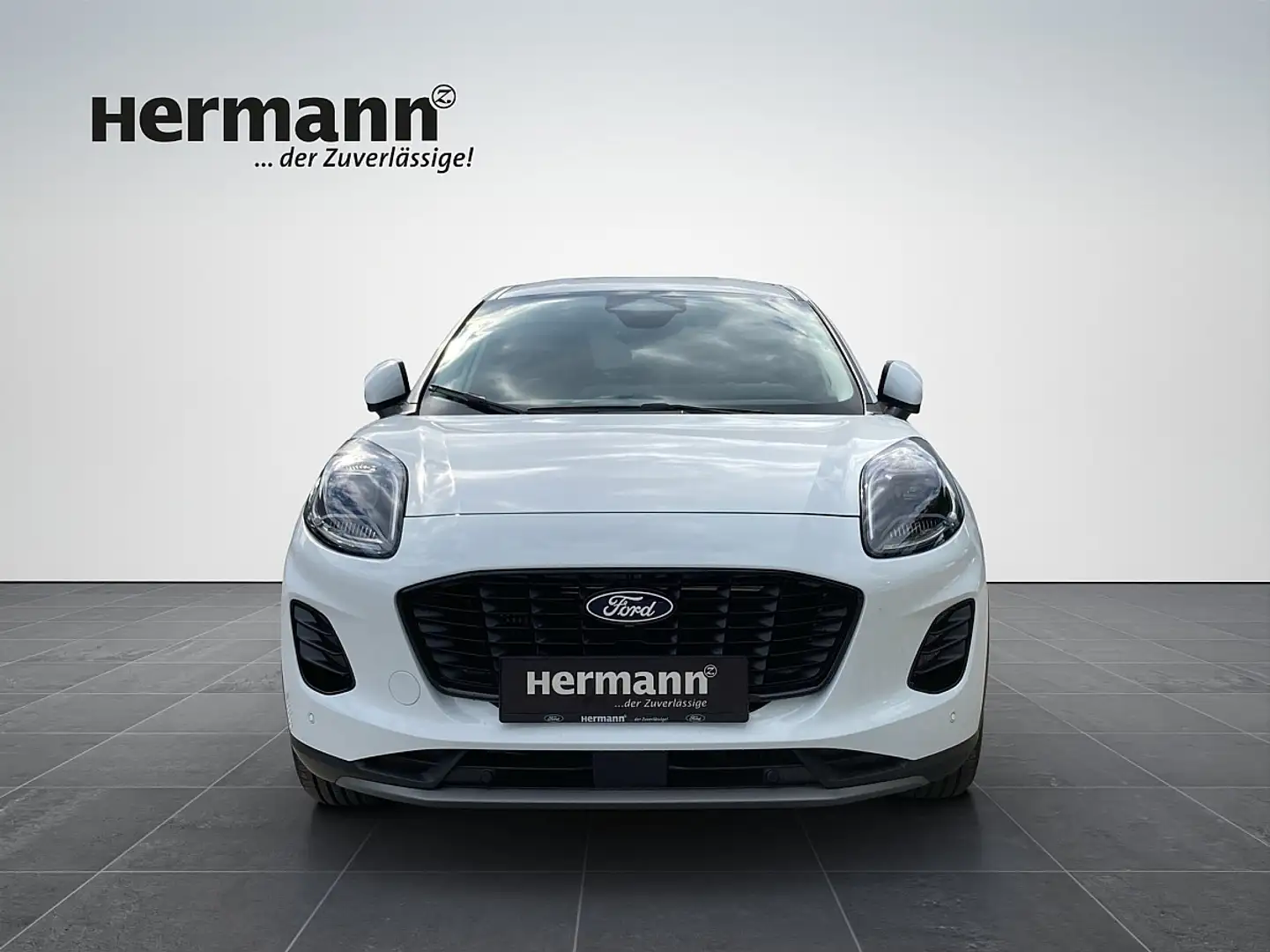 Ford Puma 1,0 EcoBoost Hybrid Titanium Aut. Weiß - 2