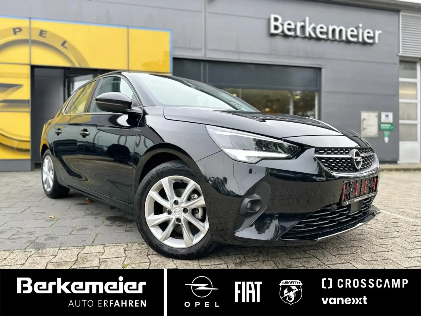 Opel Corsa Elegance 1.2 ** Navi/PDC/Sitzhz. ** Zwart - 1