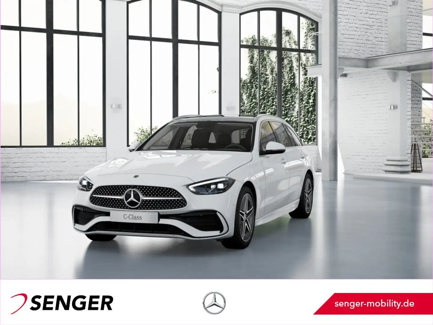 Mercedes-Benz C 200 T AMG Rückfahrkamera Panorama Ambiente LED Weiß - 1